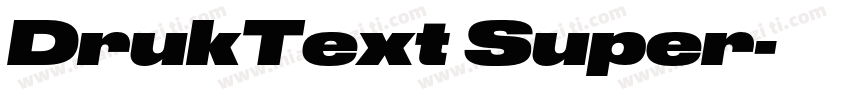 DrukText Super字体转换